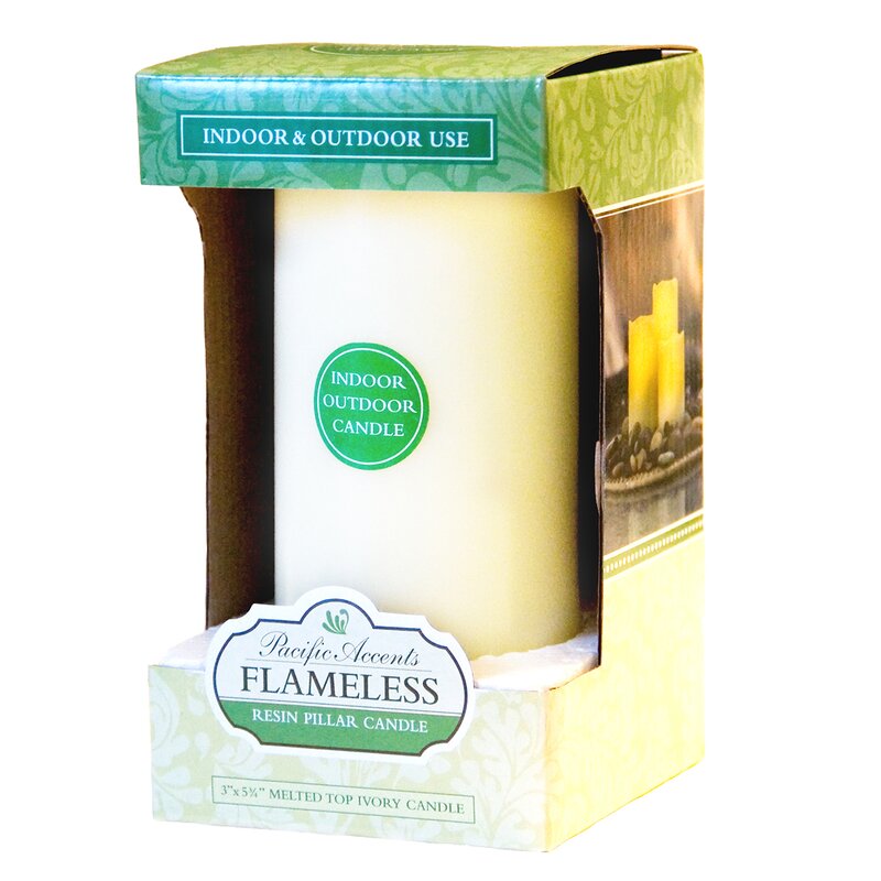 Symple Stuff Unscented Flameless Candle | Wayfair